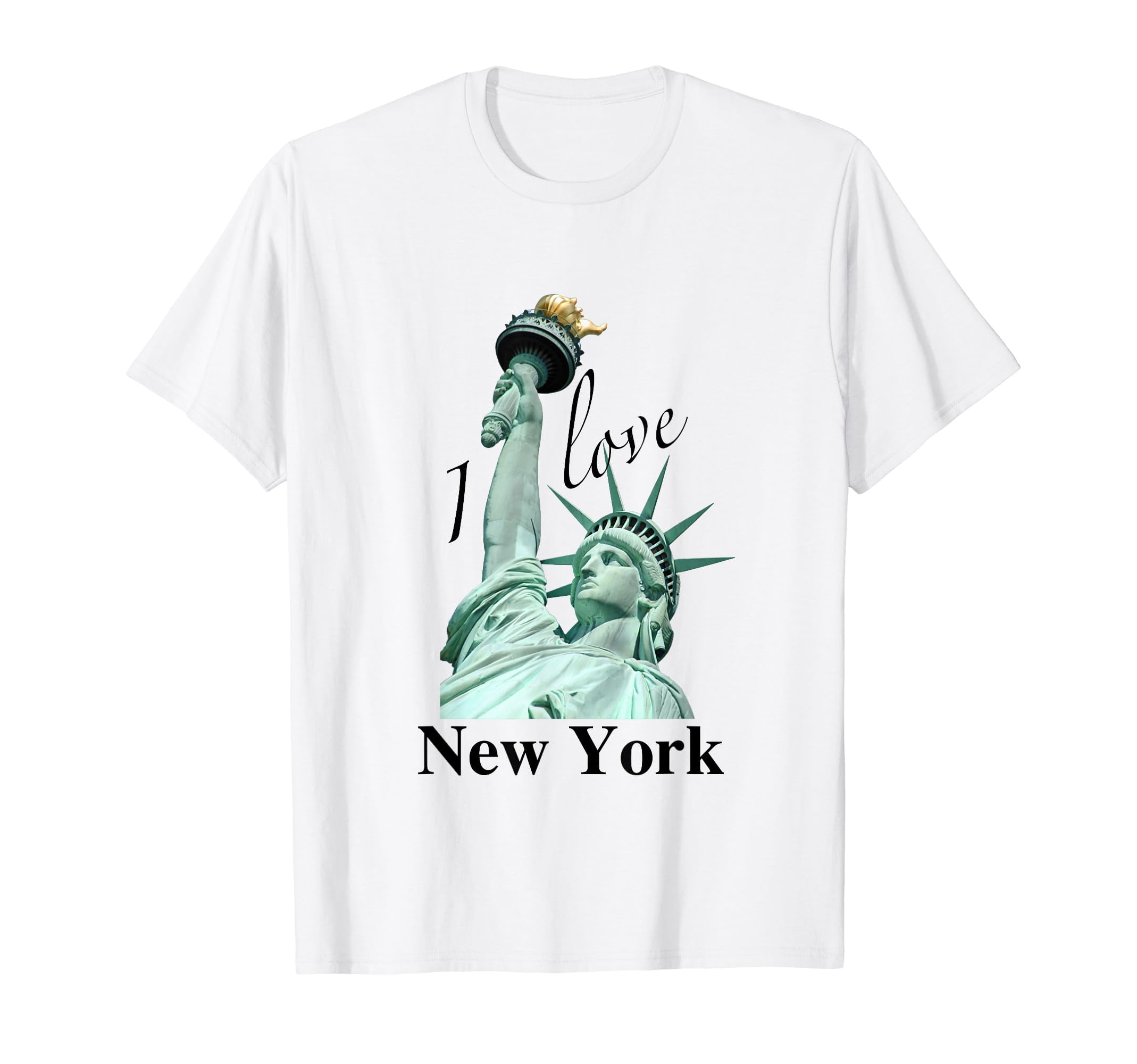 Statue of Liberty I LOVE New York City NYC Elegant Tee Shirt