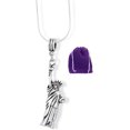 thumbnail image 1 of Statue of Liberty Large Charm Snake Chain Necklace, 1 of 4