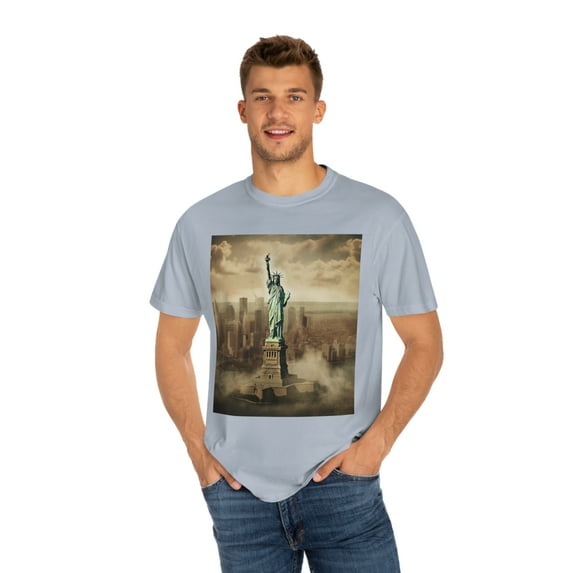 Statue of Liberty NYC - City Wanderlust Unisex Adventure Tee