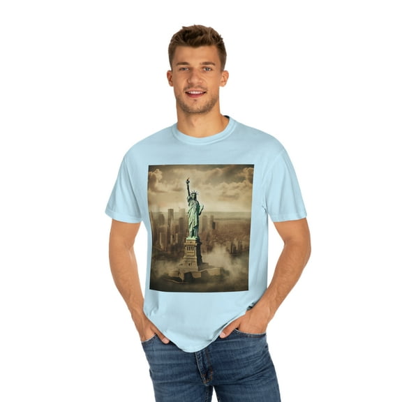 Statue of Liberty NYC - City Wanderlust Unisex Adventure Tee