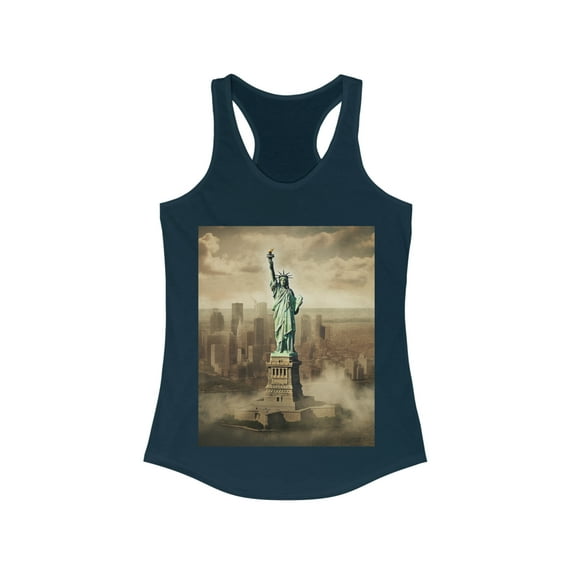 Statue of Liberty NYC Wanderlust Dreamer Racerback Tank