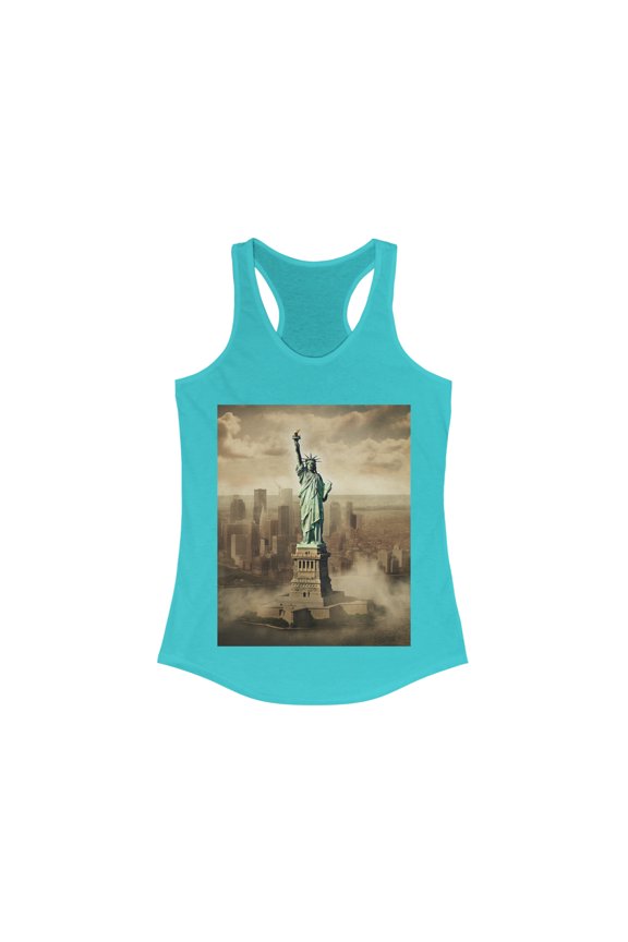 Statue of Liberty NYC Wanderlust Dreamer Racerback Tank