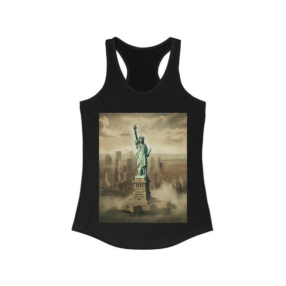 Statue of Liberty NYC Wanderlust Dreamer Racerback Tank