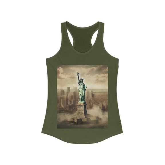 Statue of Liberty NYC Wanderlust Dreamer Racerback Tank