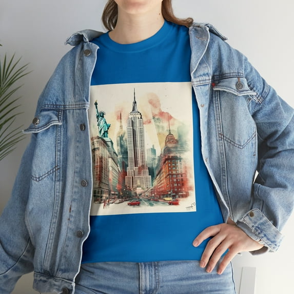 Statue of Liberty New York Urban Wanderlust Unisex Explorer Tee