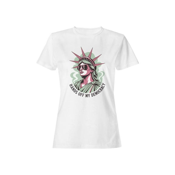 Statue of Liberty Pop Art Message Women's T-shirt