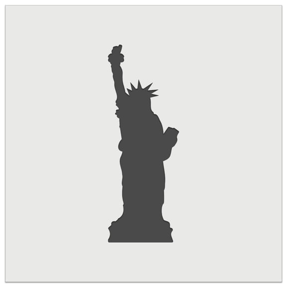 Statue of Liberty Solid DIY Cookie Wall Craft Stencil - 3.5 Inch