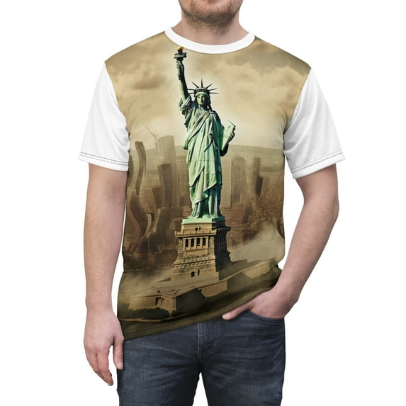 Statue of Liberty Urban Wanderer Unisex Tee
