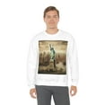 thumbnail image 1 of Statue of Liberty Urban Wanderlust Unisex Heavy Blend Crewneck Sweatshirt, 1 of 9