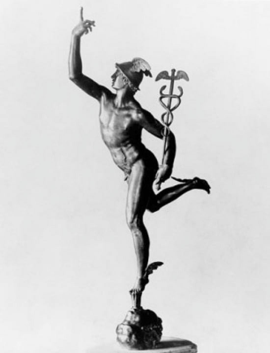 Statue of Mercury Canvas Art - (24 x 36)