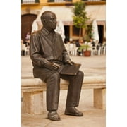 Statue of Pablo Picasso, Plaza De La Merced, Malaga, Andalusia, Spain Poster Print by Panoramic Images (36 x 24)