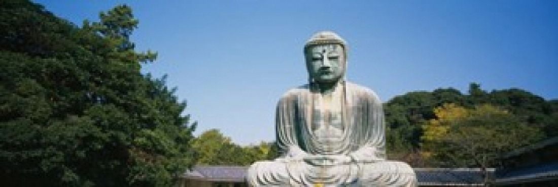 Statue of the Great Buddha Honshu Japan Canvas Art - Panoramic Images (36 x 12)