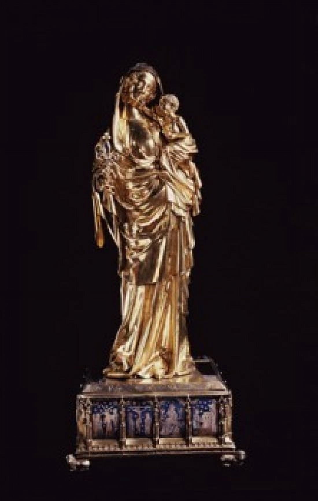 Statue of the So-Called Virgin Joan of Evreux Artist Unknown Paris Canvas Art - (24 x 36)