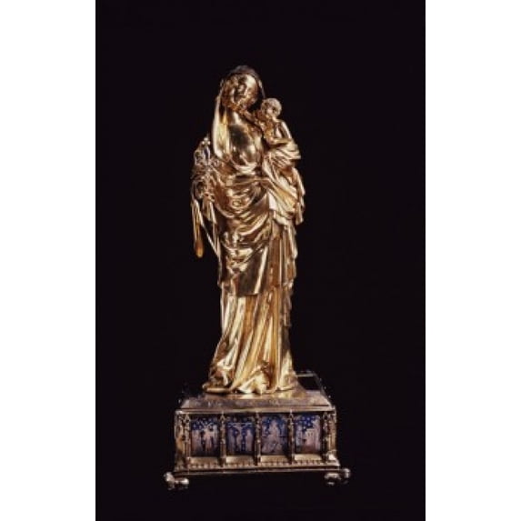 Statue of the So-Called Virgin Joan of Evreux, Artist Unknown, Paris Poster Print (18 x 24)