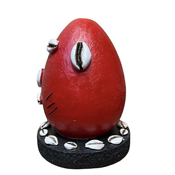 Statues Artificial Stone Orisha Elegua Sculpture Gray or Beige 8 inch.