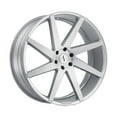 thumbnail image 1 of Status Brute 26X10 6X139.7 15Et 87.1Cb Silver W/ Brushed Machined Face Wheel, 1 of 3