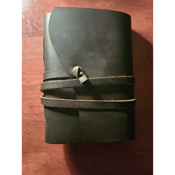 Status Co. Vintage Leather Journal for Men to write in - Blank Writing Notes Book Cover Diary and Personalized Leather Bound Journal Handmade Sketchbook