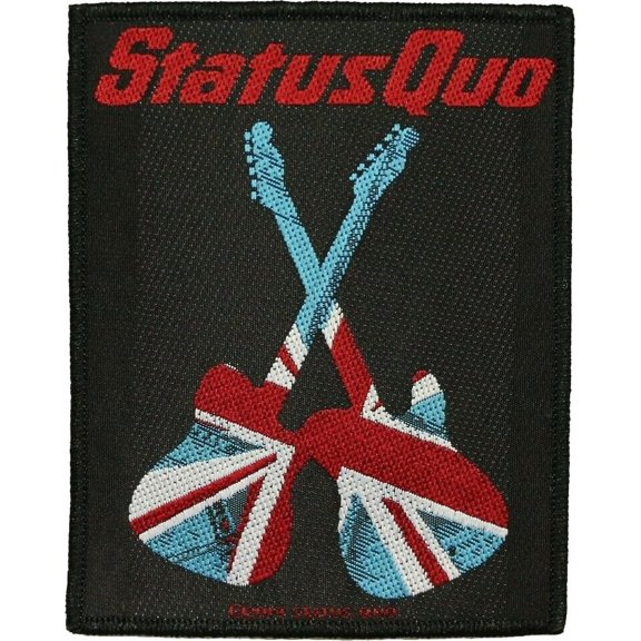 Men's Status Quo Guitars Woven Patch