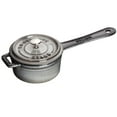 thumbnail image 1 of Staub Cast Iron 0.25-qt Mini Saucepan - Graphite Grey, 1 of 3