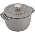 thumbnail image 1 of Staub Cast Iron 0.75-qt Petite French Oven - Graphite Grey, 1 of 5