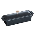 thumbnail image 1 of Staub Cast Iron 1.5-qt Large Rectangular Terrine - Matte Black, 1 of 3