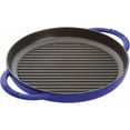thumbnail image 1 of Staub Cast Iron 10" Pure Grill - Dark Blue, 1 of 2