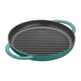 thumbnail image 1 of Staub Cast Iron 10-inch Pure Grill - Turquoise, 1 of 2