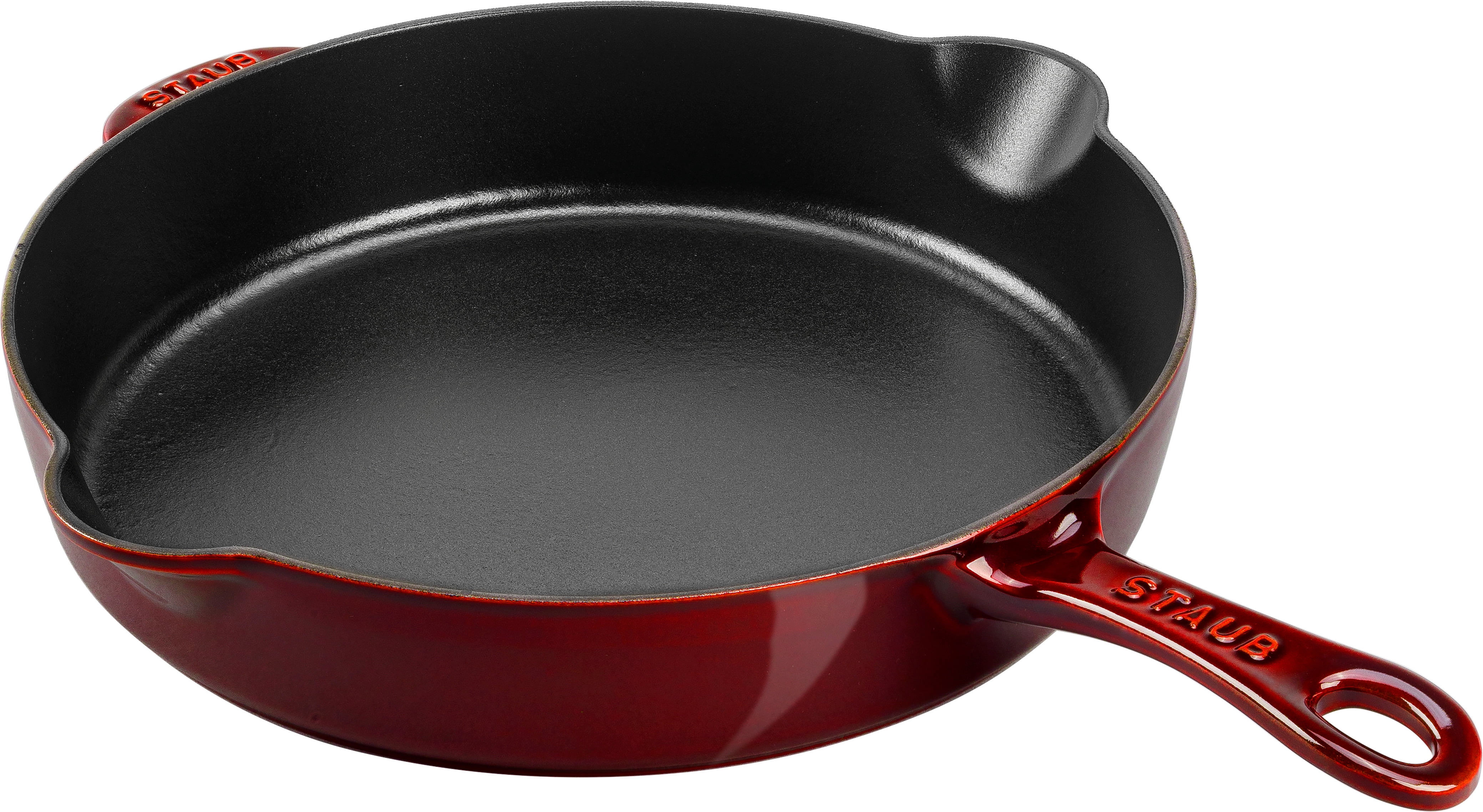 Staub Enameled Cast-Iron Traditional Deep Skillet, 11