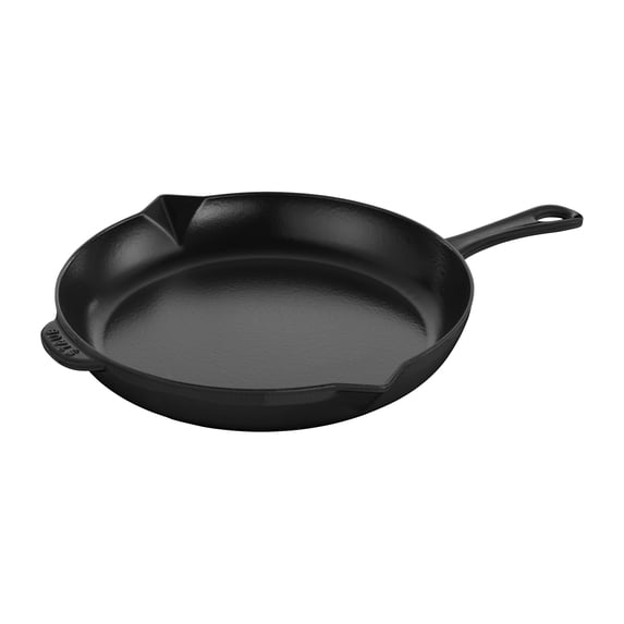 Staub Cast Iron 12" Fry Pan - Matte Black