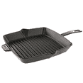 thumbnail image 1 of Staub Cast Iron 12" Square Grill Pan - Grenadine, 1 of 2