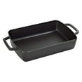 thumbnail image 1 of Staub Cast Iron 12" x 8" Roasting Pan - Matte Black, 1 of 4