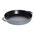 thumbnail image 1 of Staub Cast Iron 13" Double Handle Fry Pan - Graphite Grey, 1 of 2