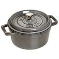 thumbnail image 1 of Staub Cast Iron 2.75-qt Round Cocotte - Graphite Grey, 1 of 8
