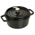 thumbnail image 1 of Staub Cast Iron 2.75-qt Round Cocotte - Matte Black, 1 of 8