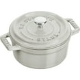 thumbnail image 1 of Staub Cast Iron .25-qt Mini Round Cocotte - White Truffle, 1 of 9