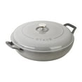 thumbnail image 1 of Staub Cast Iron 3.5-qt Braiser - Graphite Grey, 1 of 6