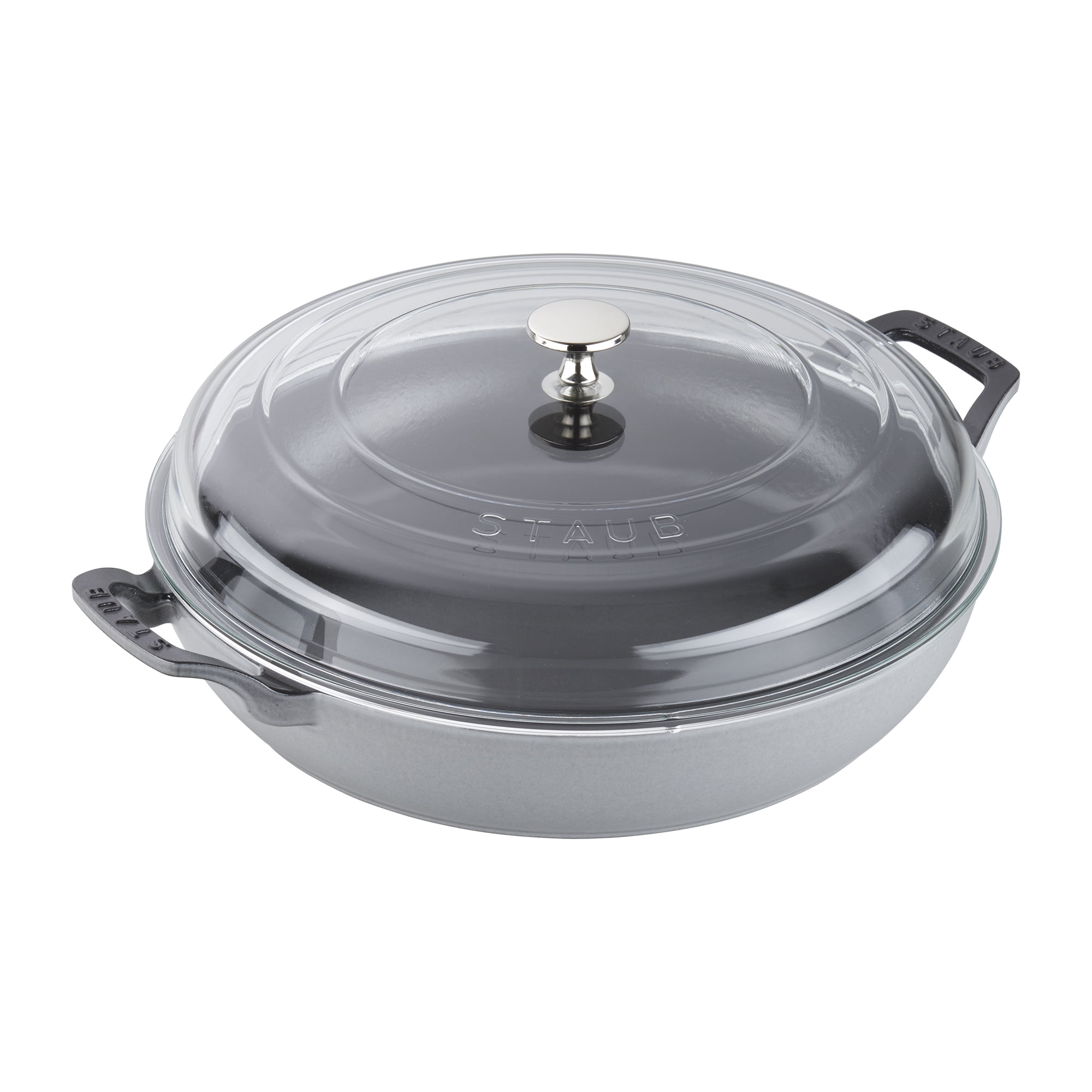 Cast Iron Braiser with a Frying Pan Lid Brizoll, Dutch Oven 10 L