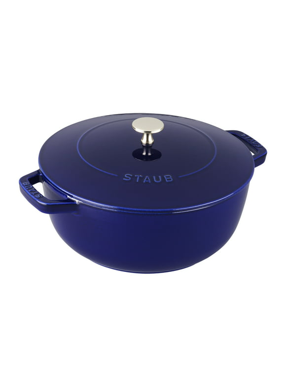 Staub Cast Iron 3.75-qt Essential French Oven - Dark Blue