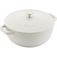 thumbnail image 1 of Staub Cast Iron 3.75-qt Essential French Oven - White, 1 of 6
