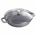 thumbnail image 1 of Staub Cast Iron 4.5-qt Perfect Pan - Graphite Grey, 1 of 9