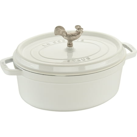 Staub - Cast Iron 5.75-qt Coq au Vin Cocotte - White