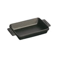 thumbnail image 1 of Staub Cast Iron 5.75" x 4.5" Mini Rectangular Baker - Matte Black, 1 of 3
