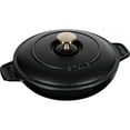 thumbnail image 1 of Staub Cast Iron 7.9" Round Covered Baking Dish - Matte Black, 1 of 3