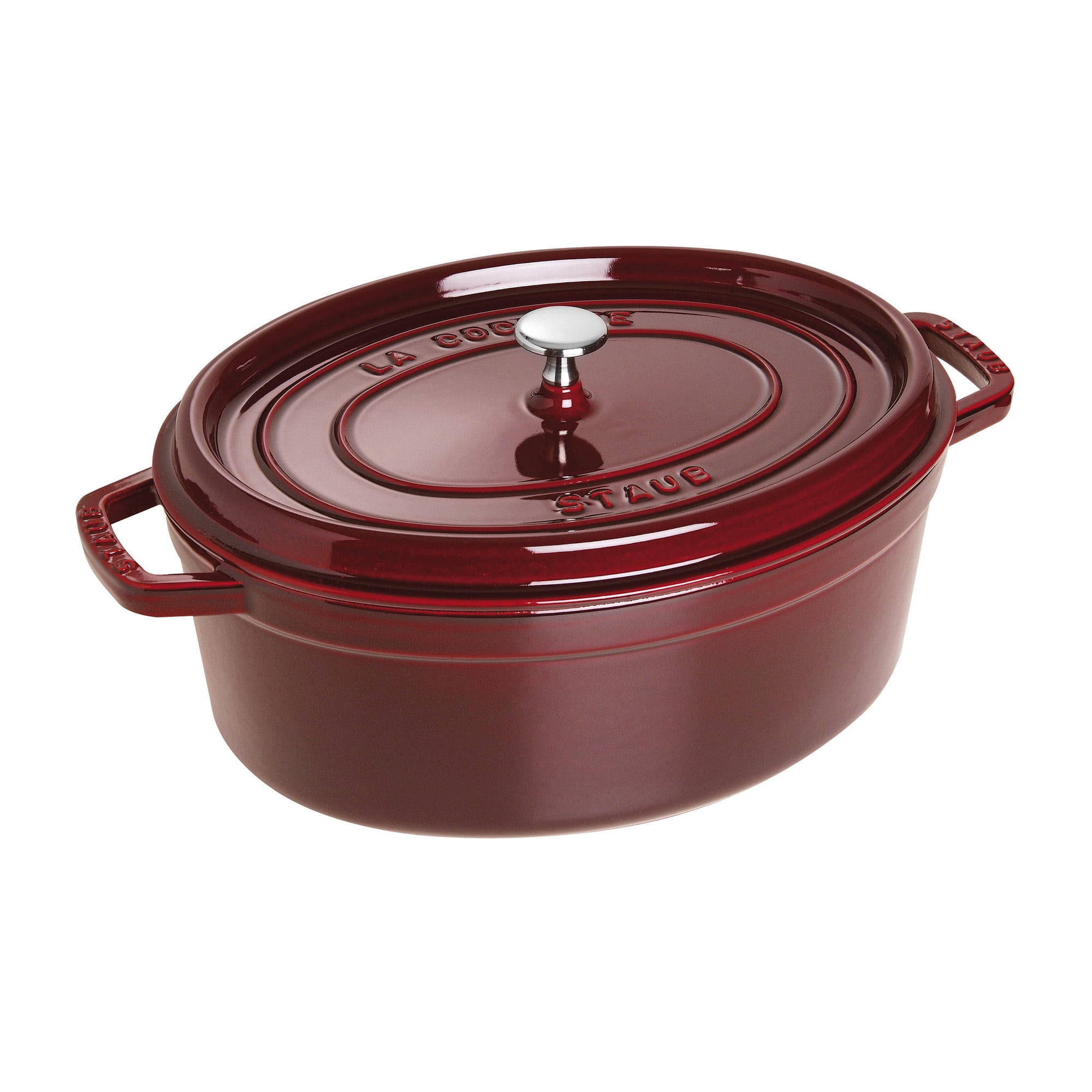 Staub 7-Qt Cherry Red Oval Cocotte + Reviews