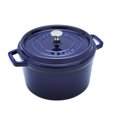 Staub - Cast Iron 5-qt Tall Cocotte - Dark Blue