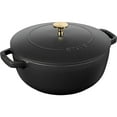 thumbnail image 1 of Staub Cast Iron Essential French Oven, Dutch Oven, 5-quart, serves 5-6, Made in France - Matte Black, 1 of 4