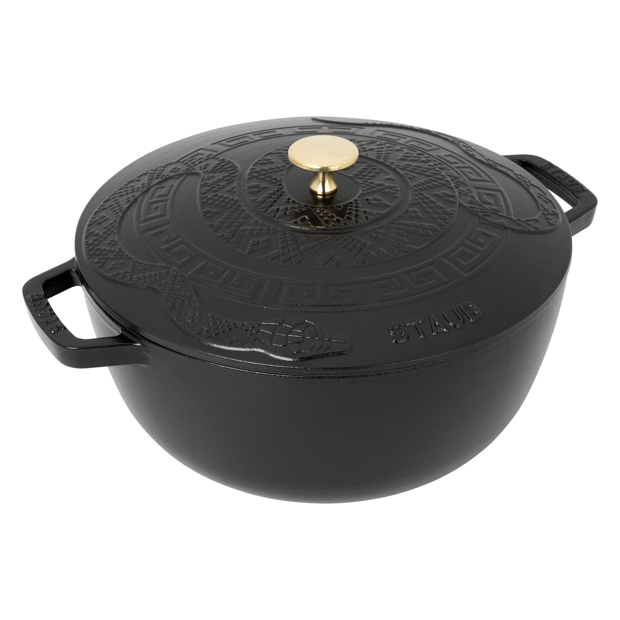 Staub La Cocotte 5.25 qt Essential French Oven with Horse Lid - Thumbnail 3