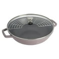 thumbnail image 1 of Staub Cast Iron Perfect Pan , Dutch Oven, 4.5-quart,  serves 4-5, Made in France, Lilac, 1 of 8
