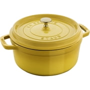 Staub Cast Iron Round Dutch Oven, Made in France, 4-qt, Citron