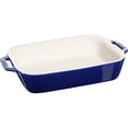 thumbnail image 1 of Staub Ceramic 10.5" x 7.5" Rectangular Baking Dish - Dark Blue, 1 of 3